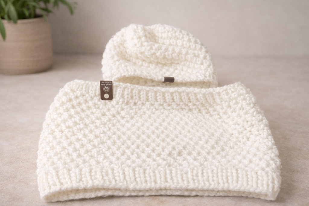 Winter Blossom Chunky Knit Set