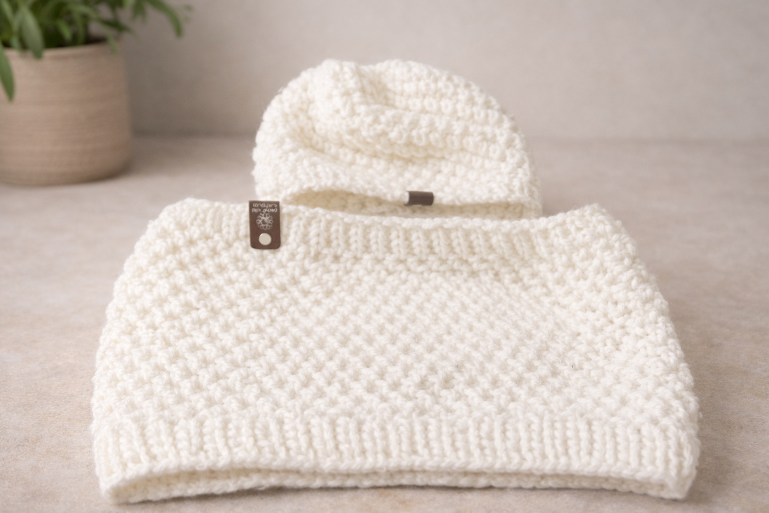 Winter Blossom Chunky Knit Set